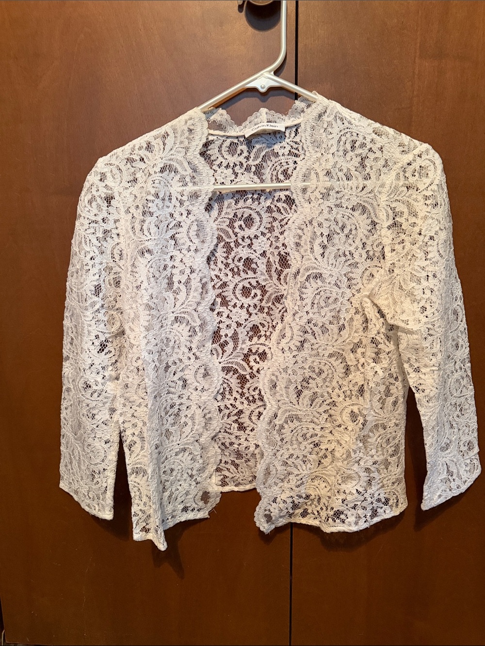 Calvin Klein White Lace Top